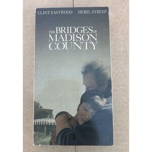 The Bridges of Madison County VHS 1996 Clint Eastwood Meryl Streep Romance